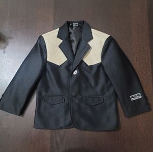 First Western Wear Blazer - Boys Suit Blazer Coat - Western Cowboy Size 2